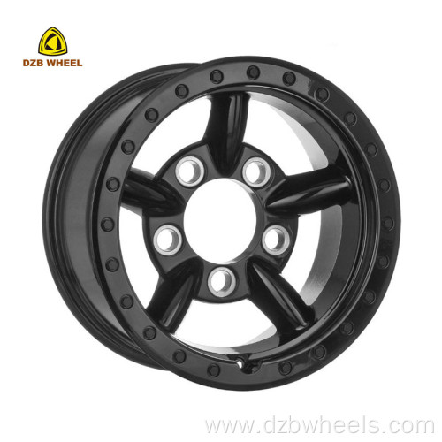 Five pipe offroad car steel wheels